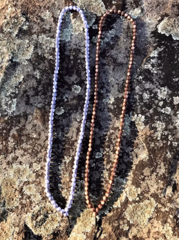 Acrylic Mala with Figure