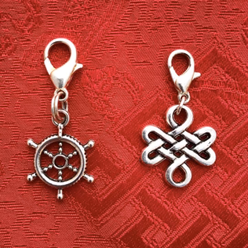 Auspicious Symbol Clip Charm