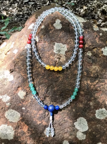 Crystal Five Elements Mala