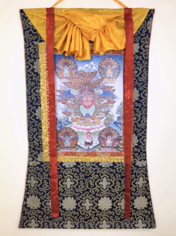 Red Garuda Thangka