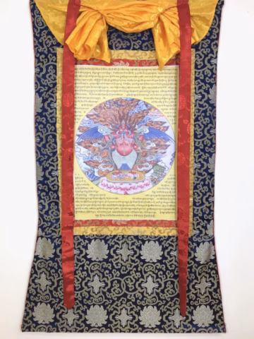 Red Garuda Thangka