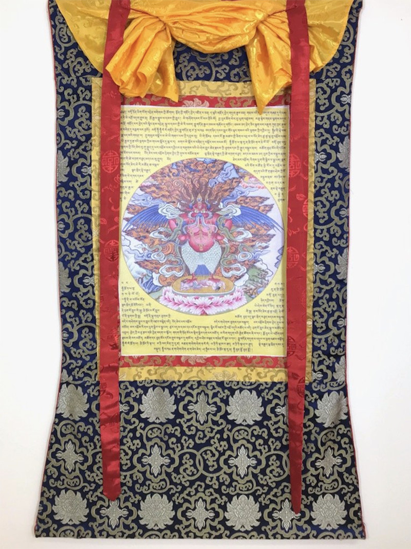Red Garuda Thangka