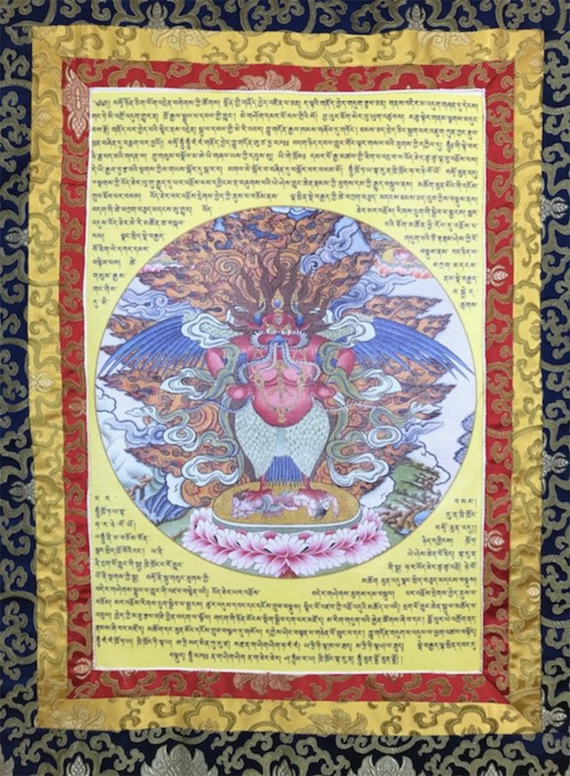 Red Garuda Thangka - Image 2