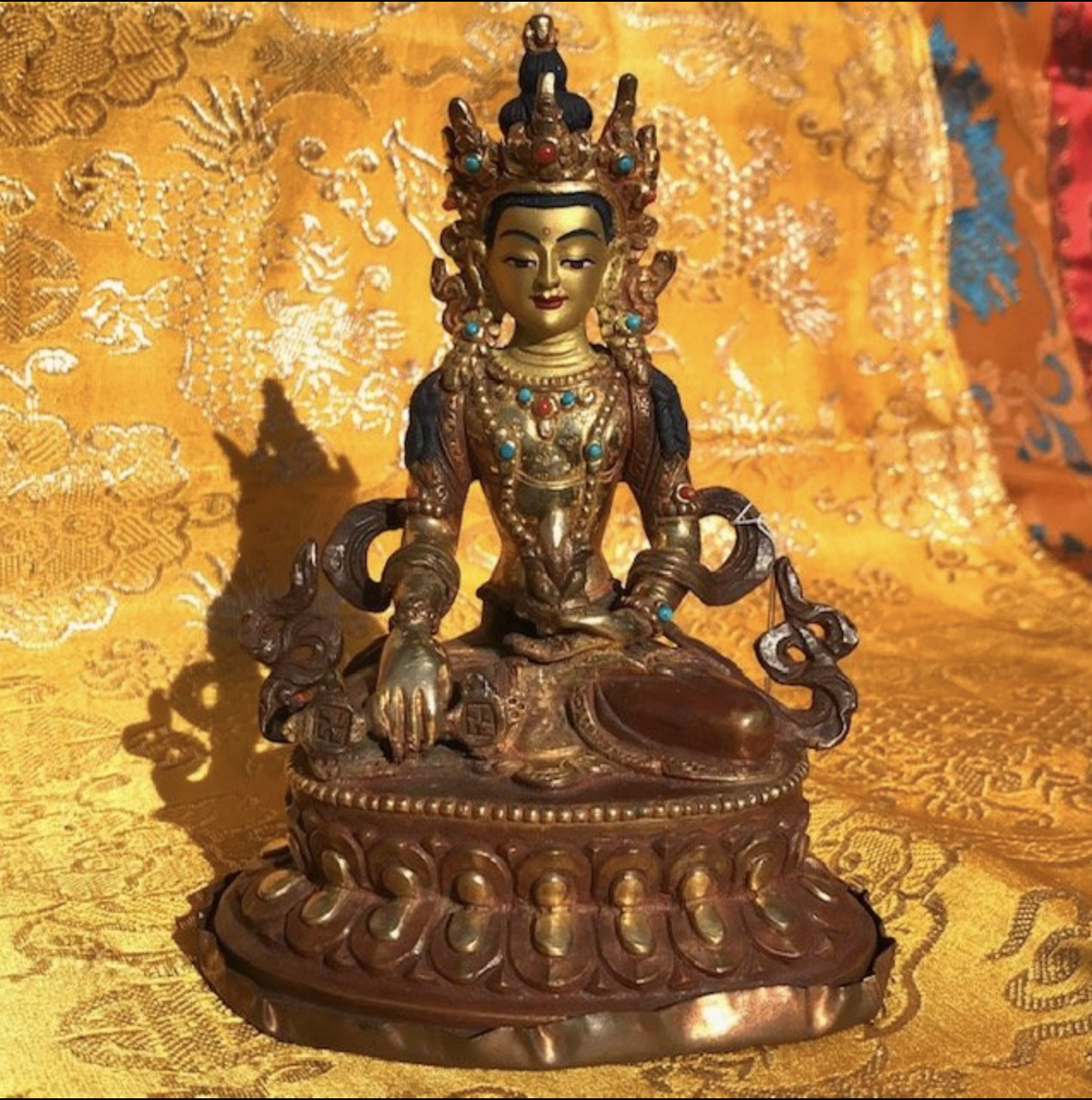 Sangye Menlha: Bön Medicine Buddha Statue - Image 3