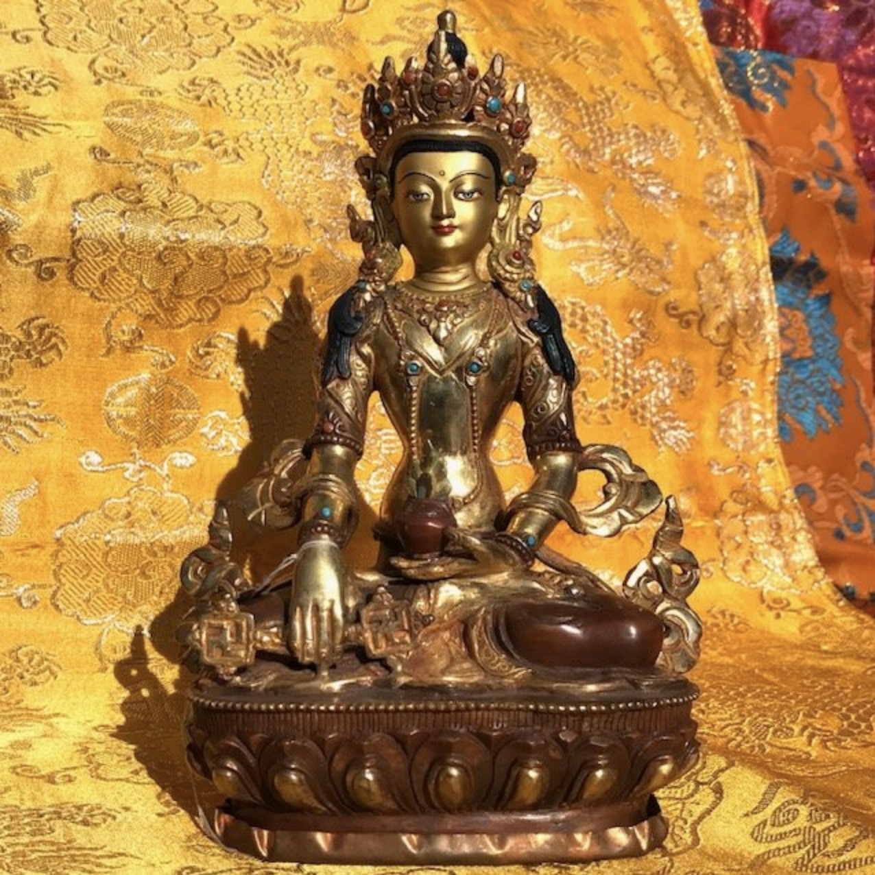 Sangye Menlha: Bön Medicine Buddha Statue - Image 4