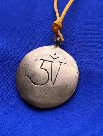 Melong(mirror) with Tibetan Zodiac 1.2" circumference