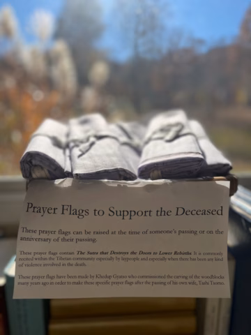 Prayer Flags to Support the Deceased