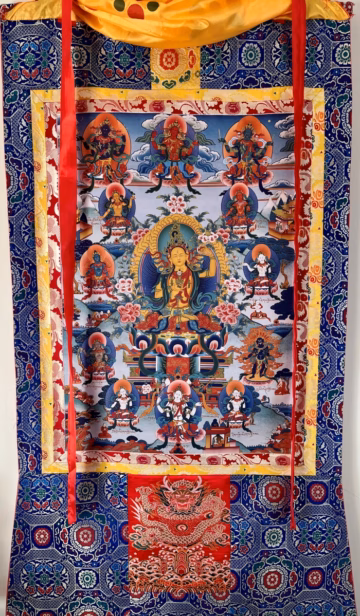Sherab Chamma with Retinue Thangka